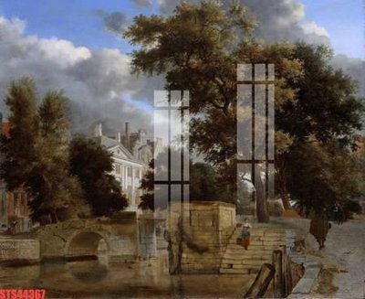 Download file gốc Tranh sơn dầu phương tây tổng hợp STS44367 (in mica) trong suốt