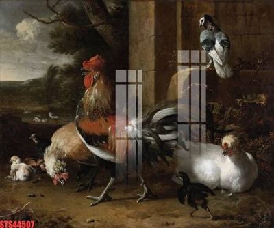 File gốc Tranh sơn dầu phương tây tổng hợp STS44507 (in 3D) cho trang trí