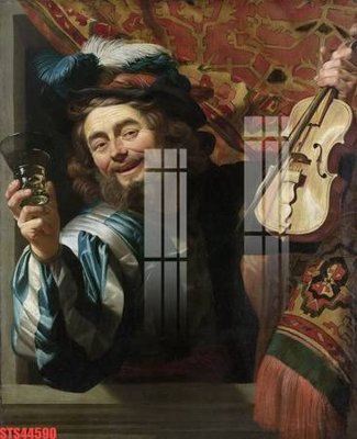 File gốc Tranh sơn dầu phương tây tổng hợp STS44590 (bản quyền) cho in ấn