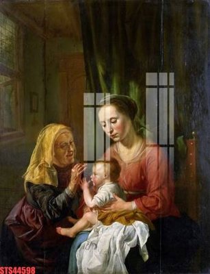 Download file gốc Tranh sơn dầu phương tây tổng hợp STS44598 (in mica) 3D