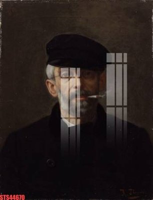 File in mica Tranh sơn dầu phương tây tổng hợp STS44670 (bản gốc) sắc sảo