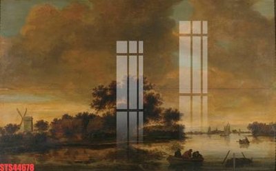 File ảnh Tranh sơn dầu phương tây tổng hợp STS44678 (gốc) in decal dán tường