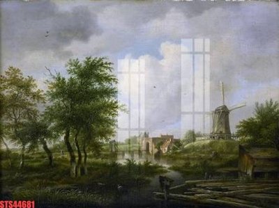 File in ấn Tranh sơn dầu phương tây tổng hợp STS44681 (bản gốc) cao cấp