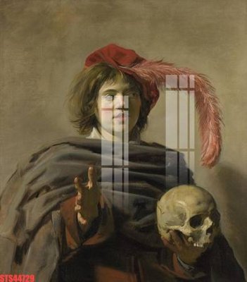 Download file Tranh sơn dầu phương tây tổng hợp STS44729 (gốc) in mica bàn thờ