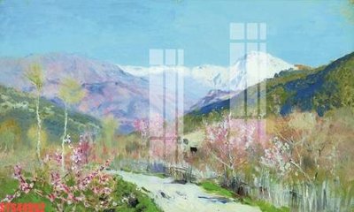 File tranh gốc in trần nhà Tranh sơn dầu phương tây tổng hợp STS44952 3D