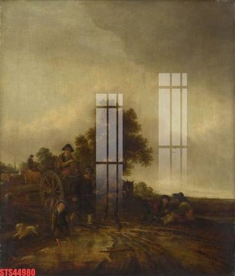 File tranh Tranh sơn dầu phương tây tổng hợp STS44980 (bản gốc) trang trí văn phòng