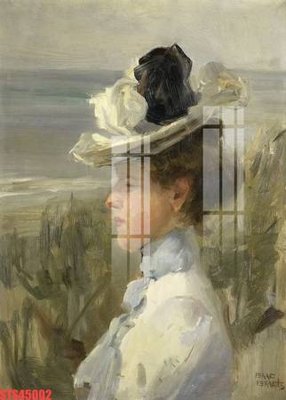 File in trần Tranh sơn dầu phương tây tổng hợp STS45002 (bản gốc) bầu trời