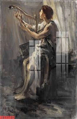 File in trần Tranh sơn dầu phương tây tổng hợp STS45012 (file gốc) xuyên sáng