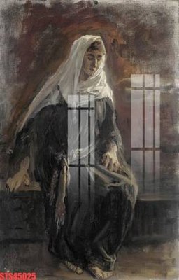 Download file Tranh sơn dầu phương tây tổng hợp STS45025 (gốc) cho xưởng in