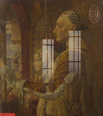 File gốc Tranh sơn dầu phương tây tổng hợp STS45035 (cho in UV) siêu nét