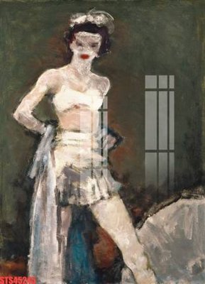 Tải file gốc in lụa Tranh sơn dầu phương tây tổng hợp STS45245 siêu nét