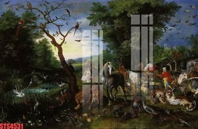 File gốc Tranh sơn dầu phương tây tổng hợp STS4531 (cho in 3D) độc đáo