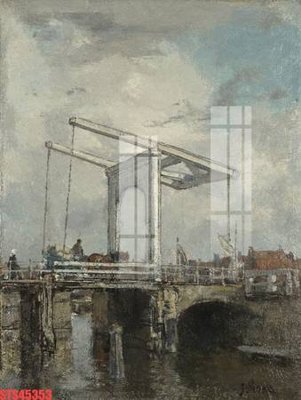 File in trần Tranh sơn dầu phương tây tổng hợp STS45353 (bản gốc) bầu trời