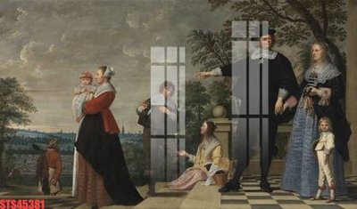 File gốc Tranh sơn dầu phương tây tổng hợp STS45381 cho in ấn và thiết kế