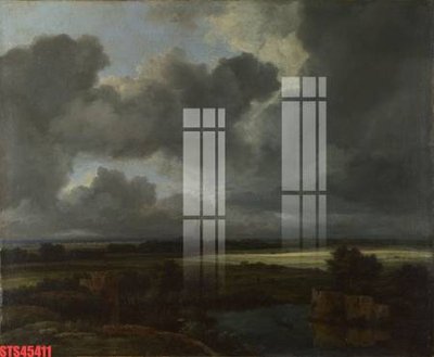 File gốc Tranh sơn dầu phương tây tổng hợp STS45411 (in lụa) tranh phong thủy