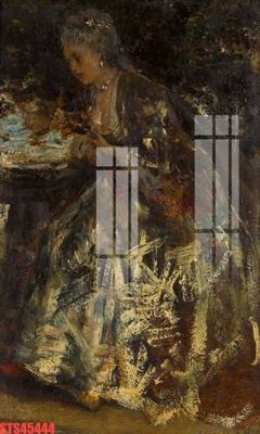 File in mica Tranh sơn dầu phương tây tổng hợp STS45444 (bản gốc) làm vách ngăn