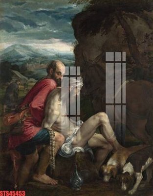 File gốc Tranh sơn dầu phương tây tổng hợp STS45453 (in lụa) tranh phong thủy