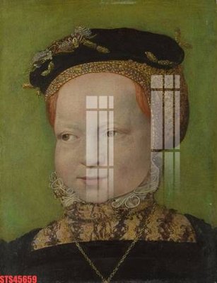 File in trần Tranh sơn dầu phương tây tổng hợp STS45659 (bản gốc) hoa văn