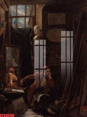 File tranh in tráng gương Tranh sơn dầu phương tây tổng hợp STS45740 (siêu nét)