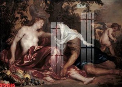 File gốc Tranh sơn dầu phương tây tổng hợp STS4585 (in tráng gương) hiện đại