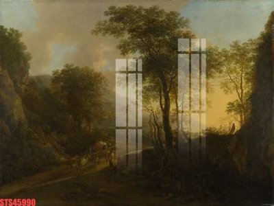 Ảnh mô tả file gốc in mica Tranh sơn dầu phương tây tổng hợp STS45990