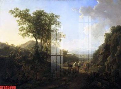 Download file Tranh sơn dầu phương tây tổng hợp STS45996 (gốc) in mica cao cấp