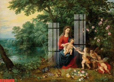 File ảnh gốc Tranh sơn dầu phương tây tổng hợp STS46019 (chuyên in mica)