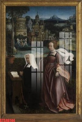 File tranh Tranh sơn dầu phương tây tổng hợp STS46144 (bản gốc) treo phòng ăn