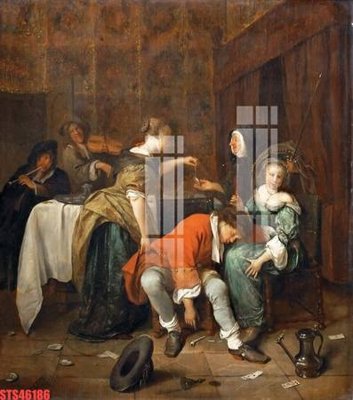 File tranh trang trí Tranh sơn dầu phương tây tổng hợp STS46186 (file gốc)