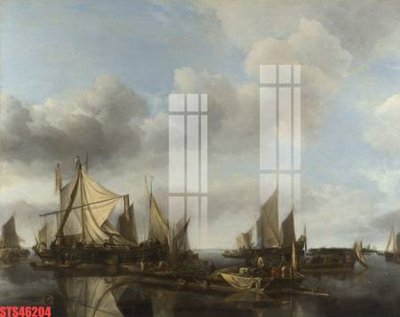 Download file gốc Tranh sơn dầu phương tây tổng hợp STS46204 (in mica) logo