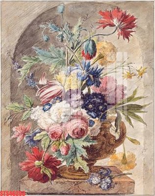 File PSD Tranh sơn dầu phương tây tổng hợp STS46293 (chất lượng in ấn)