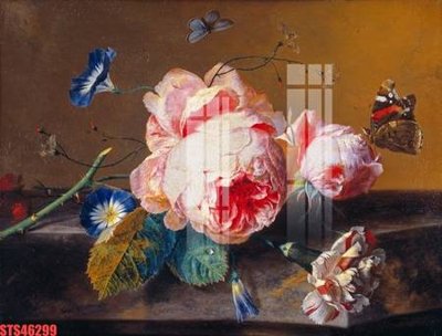 Download file Tranh sơn dầu phương tây tổng hợp STS46299 (gốc) in mica đèn LED