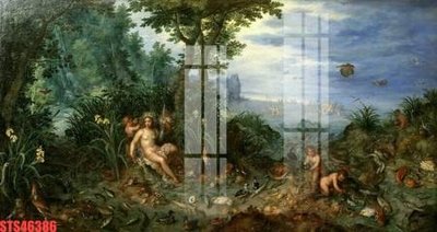 File gốc Tranh sơn dầu phương tây tổng hợp STS46386 (in tráng gương) sang trọng