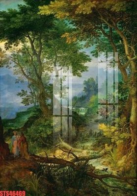 File tranh PSD Tranh sơn dầu phương tây tổng hợp STS46469 chất lượng cao