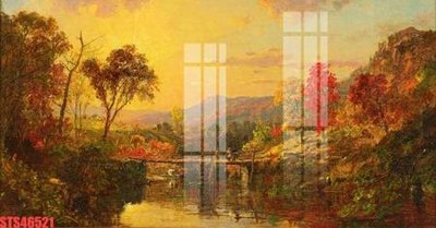 File tranh Tranh sơn dầu phương tây tổng hợp STS46521 (gốc) chủ đề thiên nhiên