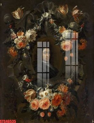 File tranh gốc PSD Tranh sơn dầu phương tây tổng hợp STS46535 còn nguyên layer