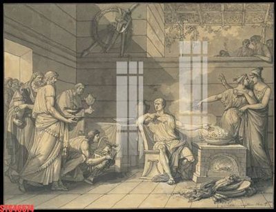 File in trần Tranh sơn dầu phương tây tổng hợp STS46574 (file gốc) hoa văn 3D