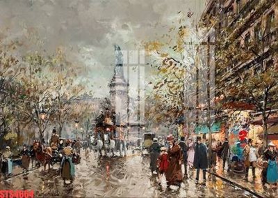 Hình ảnh file gốc Tranh sơn dầu phương tây tổng hợp STS4664 cho in UV