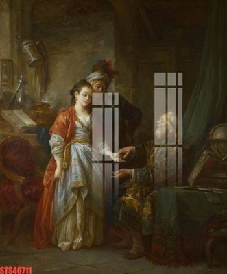 Download file tranh Tranh sơn dầu phương tây tổng hợp STS46711 (file gốc PSD)