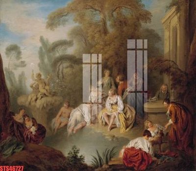 File gốc Tranh sơn dầu phương tây tổng hợp STS46727 (trang trí) phòng làm việc