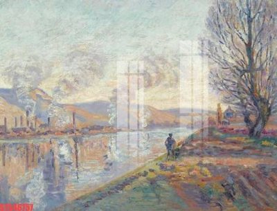 Ảnh gốc file in lụa Tranh sơn dầu phương tây tổng hợp STS46757 chi tiết