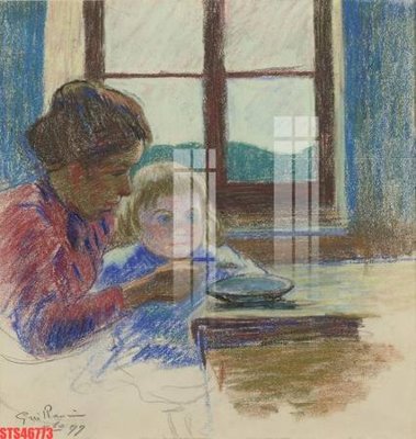 File gốc Tranh sơn dầu phương tây tổng hợp STS46773 (in lụa) họa tiết 3D