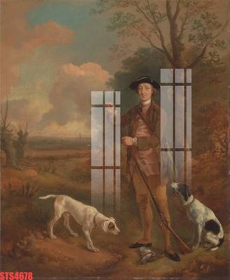 File PSD Tranh sơn dầu phương tây tổng hợp STS4678 (gốc) nhiều lớp (multi-layer)