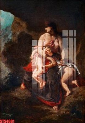 File tranh in mica Tranh sơn dầu phương tây tổng hợp STS4681 (độ phân giải cao)