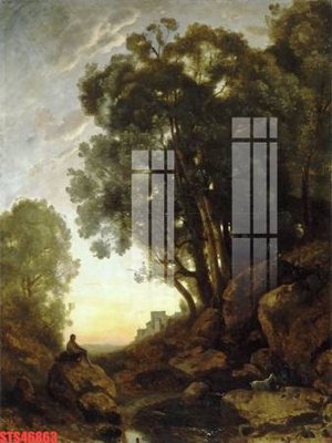 File in ấn Tranh sơn dầu phương tây tổng hợp STS46863 (bản gốc) từ file gốc