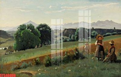 File gốc Tranh sơn dầu phương tây tổng hợp STS46866 (in tráng gương) sang trọng