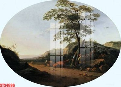 File gốc Tranh sơn dầu phương tây tổng hợp STS4696 (AI/EPS) cho in ấn