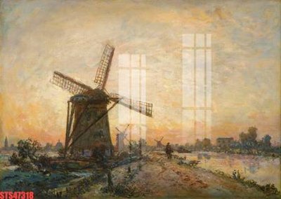 Hình ảnh file gốc Tranh sơn dầu phương tây tổng hợp STS47318 cho in UV