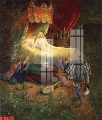 File in mica Tranh sơn dầu phương tây tổng hợp STS4734 (bản gốc) siêu trong