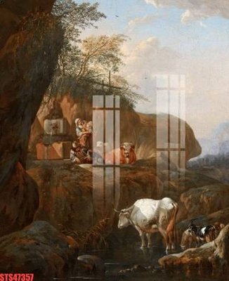 File gốc Tranh sơn dầu phương tây tổng hợp STS47357 (in lụa) tranh thuận buồm